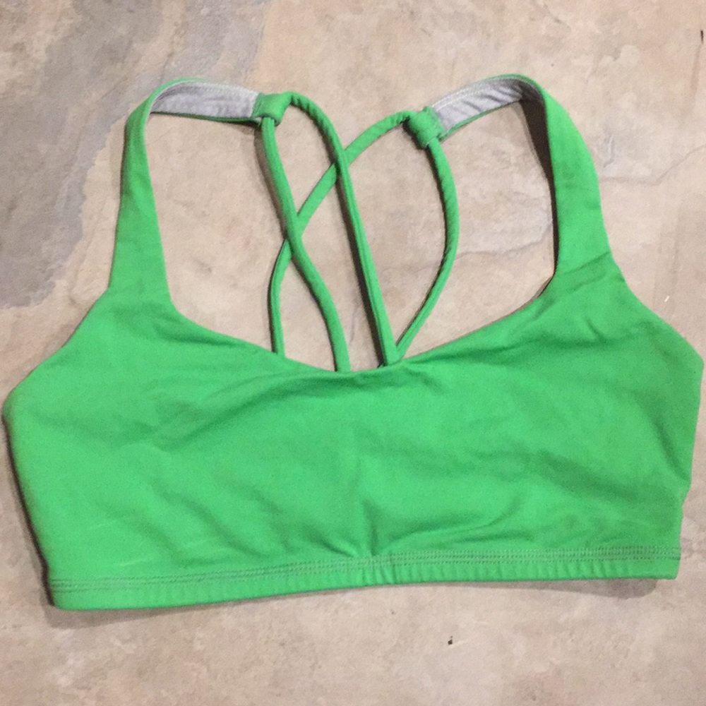 Lululemon Energy Bra Sz 4 Green